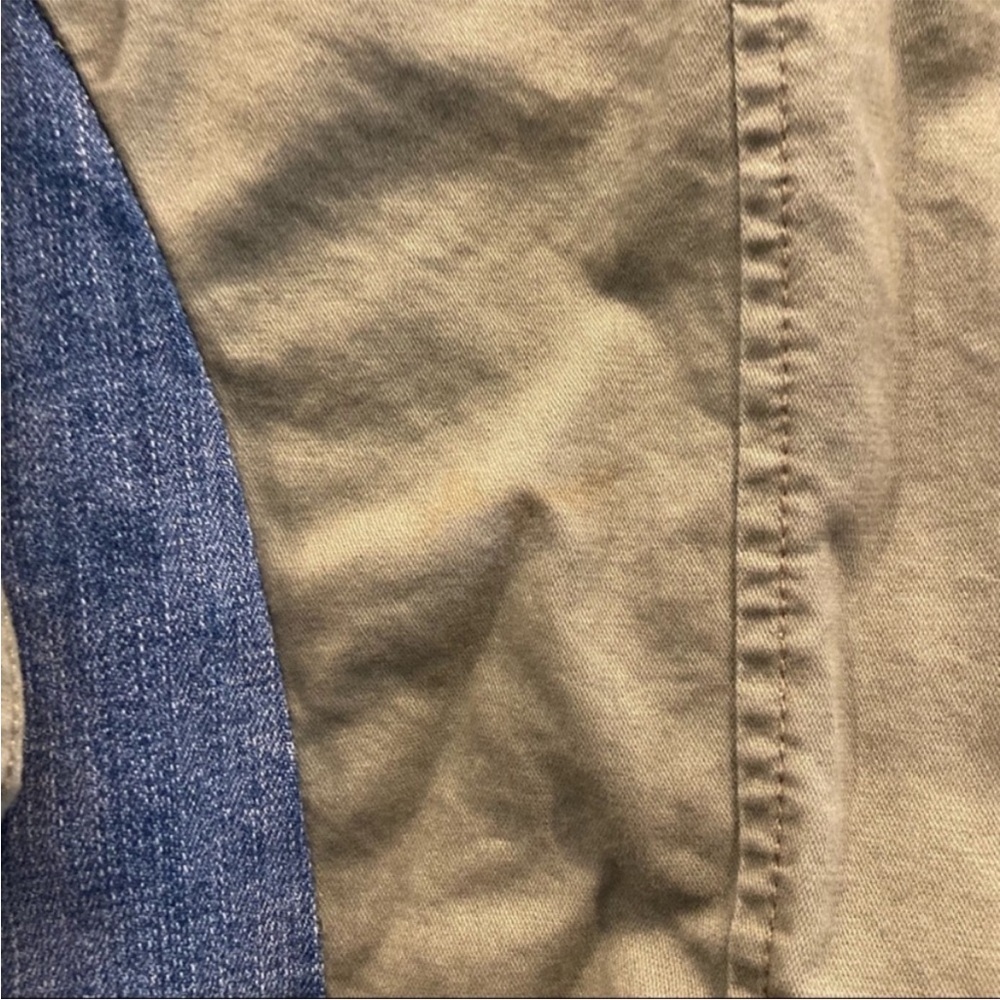 ANTHROPOLOGIE | PILCRO AND THE LETTERPRESS Colorblock Denim Jacket Medium - Picture 12 of 12